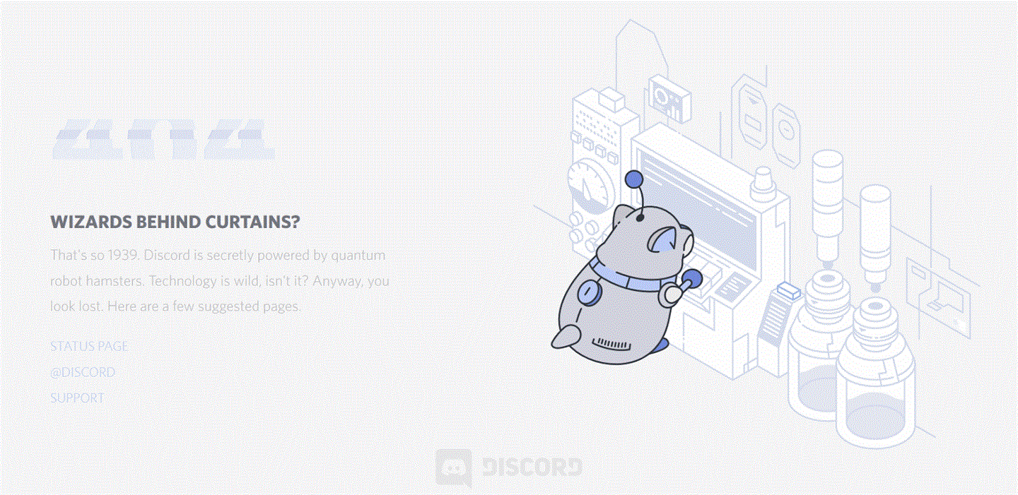 Discord 404 page
