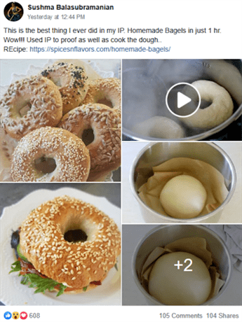 Instant Pot Community Facebook Group recipe sharing