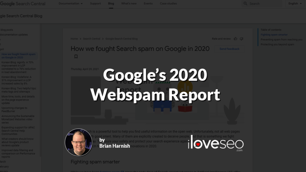 Google's 2020 Webspam Report