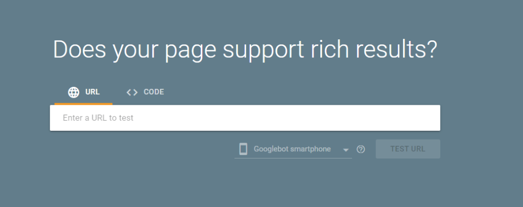 Google Rich Results Testing Tool