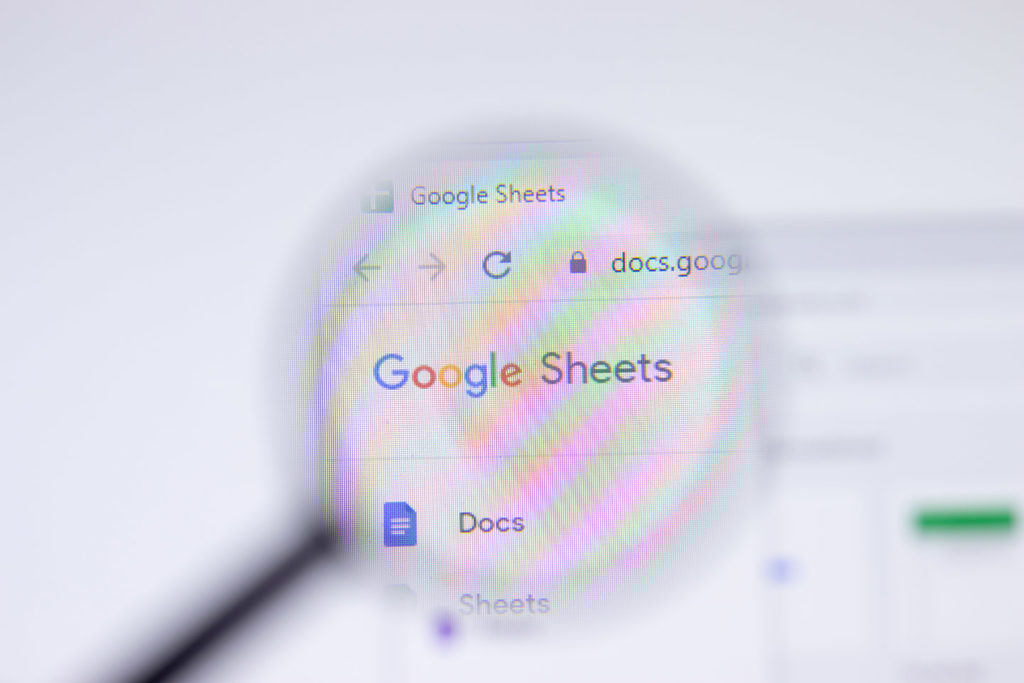 Compile your findings into Google Sheets