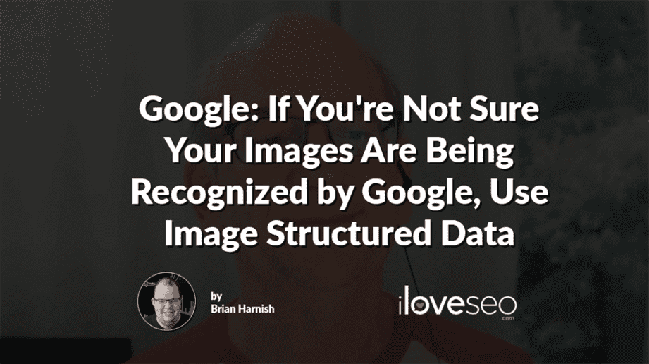 Google: If You're Not Sure Your Images Are Being Recognized by Google, Use Image Structured Data