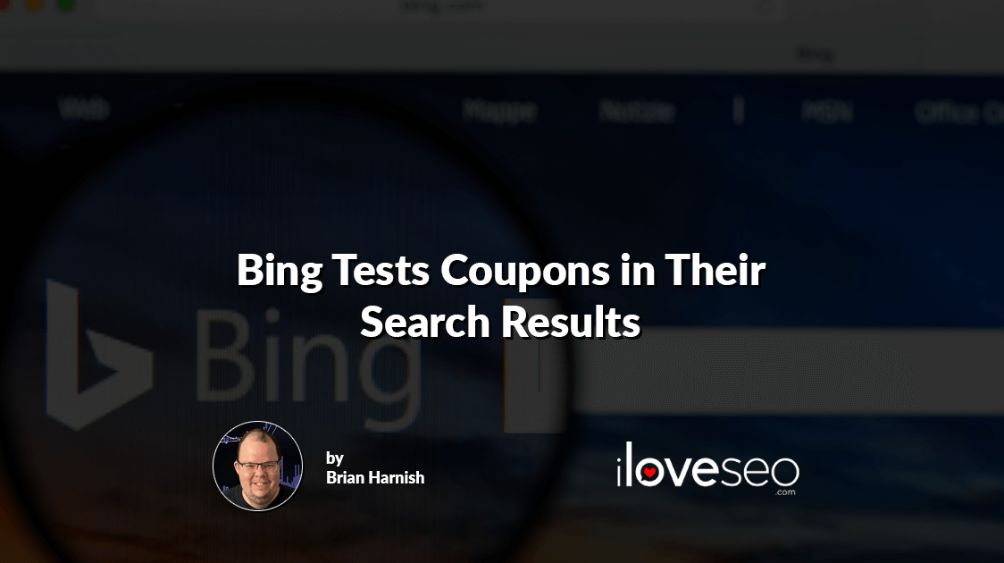 Bing Tests Coupons in Their Search Results